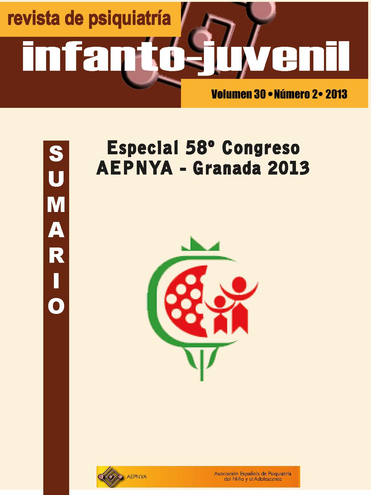 					View Vol. 30 No. 2 (2013): 58 Congreso AEPNYA. Granada 2013
				